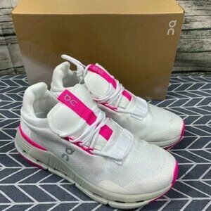 On Cloud Cloudnova "Barbie" Women Pink Shoes White